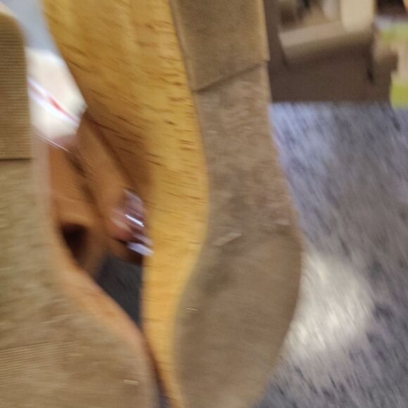 INC International Concepts Tan Mules with Puffy Straps - Picture 6 of 6